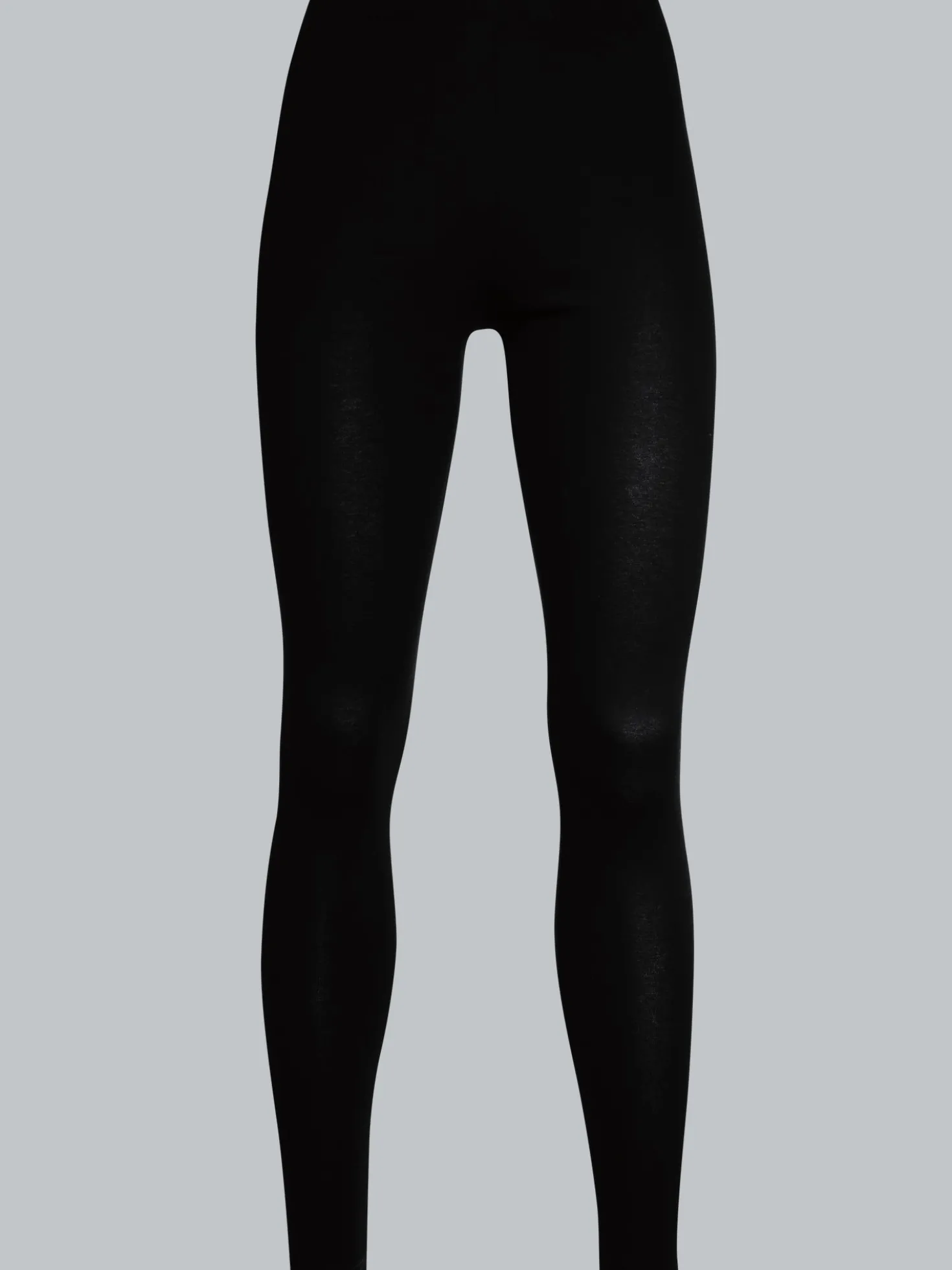 Leggings aus Baumwolle/Elastan Schwarz