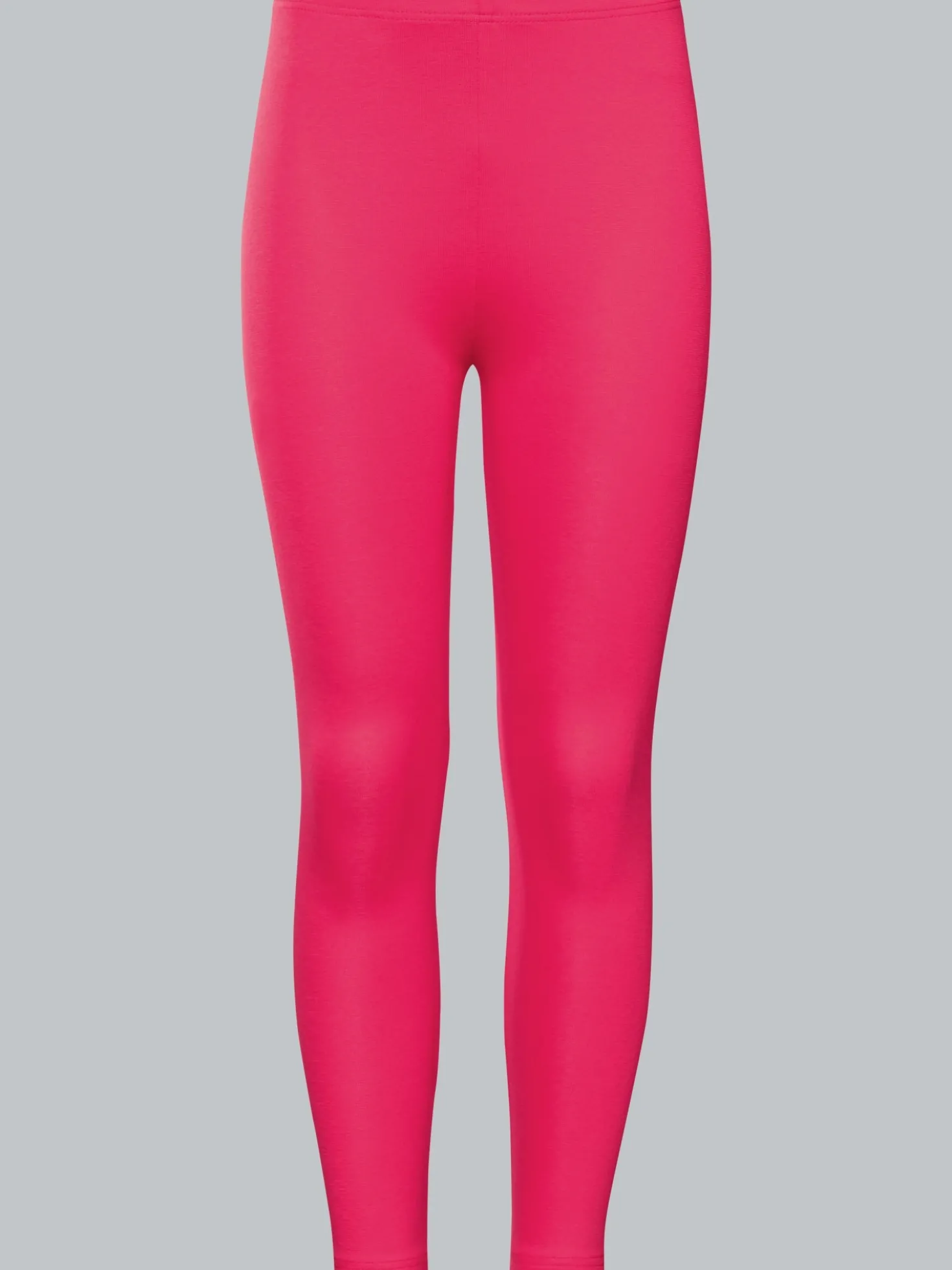 Leggings aus Baumwolle/Elastan Koralle