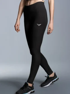 Leggings aus Polyester/Elastan Schwarz