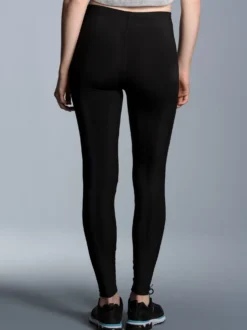 Leggings aus Polyester/Elastan Schwarz