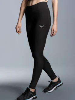 Leggings aus Polyester/Elastan Schwarz