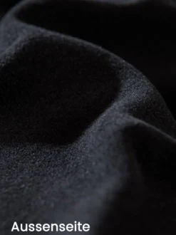 Leichte Fleece-Freizeithose Schwarz