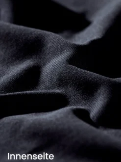 Leichte Fleece-Freizeithose Schwarz