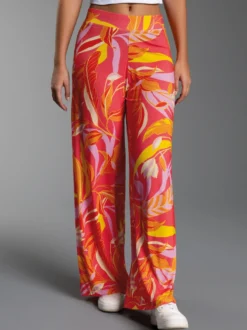 Leichte Hose mit Allover-Muster