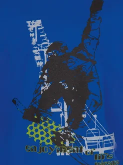 Longsleeve mit Snowboard-Print Royal