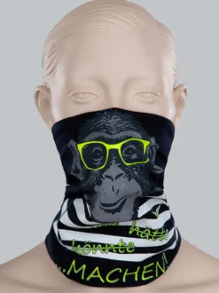 Loop Schal Mund-Nasen-Bedeckung mit Motiv Navy