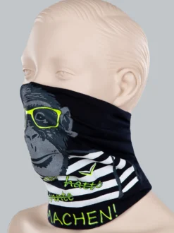 Loop Schal Mund-Nasen-Bedeckung mit Motiv Navy