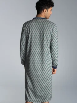 Nachthemd mit Allover-Print Navy