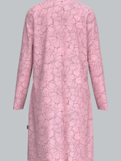 Nachthemd mit floralem Allover-Print Lilie