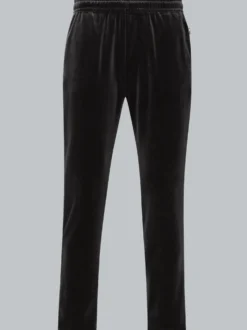 Nicki Hose mit praktischen Eingrifftaschen Schwarz