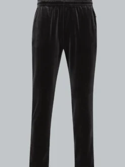 Nicki Hose mit praktischen Eingrifftaschen Schwarz