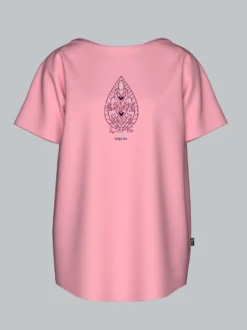 Oversized T-Shirt mit Printmotiven Lilie
