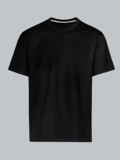 Oversized T-Shirt mit Rückenprint Schwarz