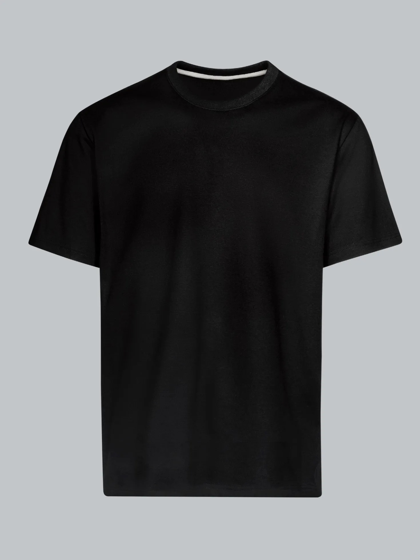 Oversized T-Shirt mit Rückenprint Schwarz