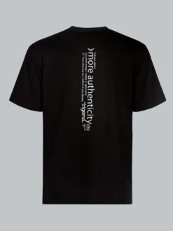 Oversized T-Shirt mit Rückenprint Schwarz