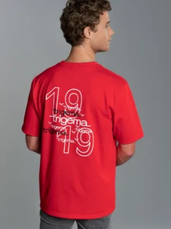 Oversized T-Shirt mit Rückenprint Vulcano