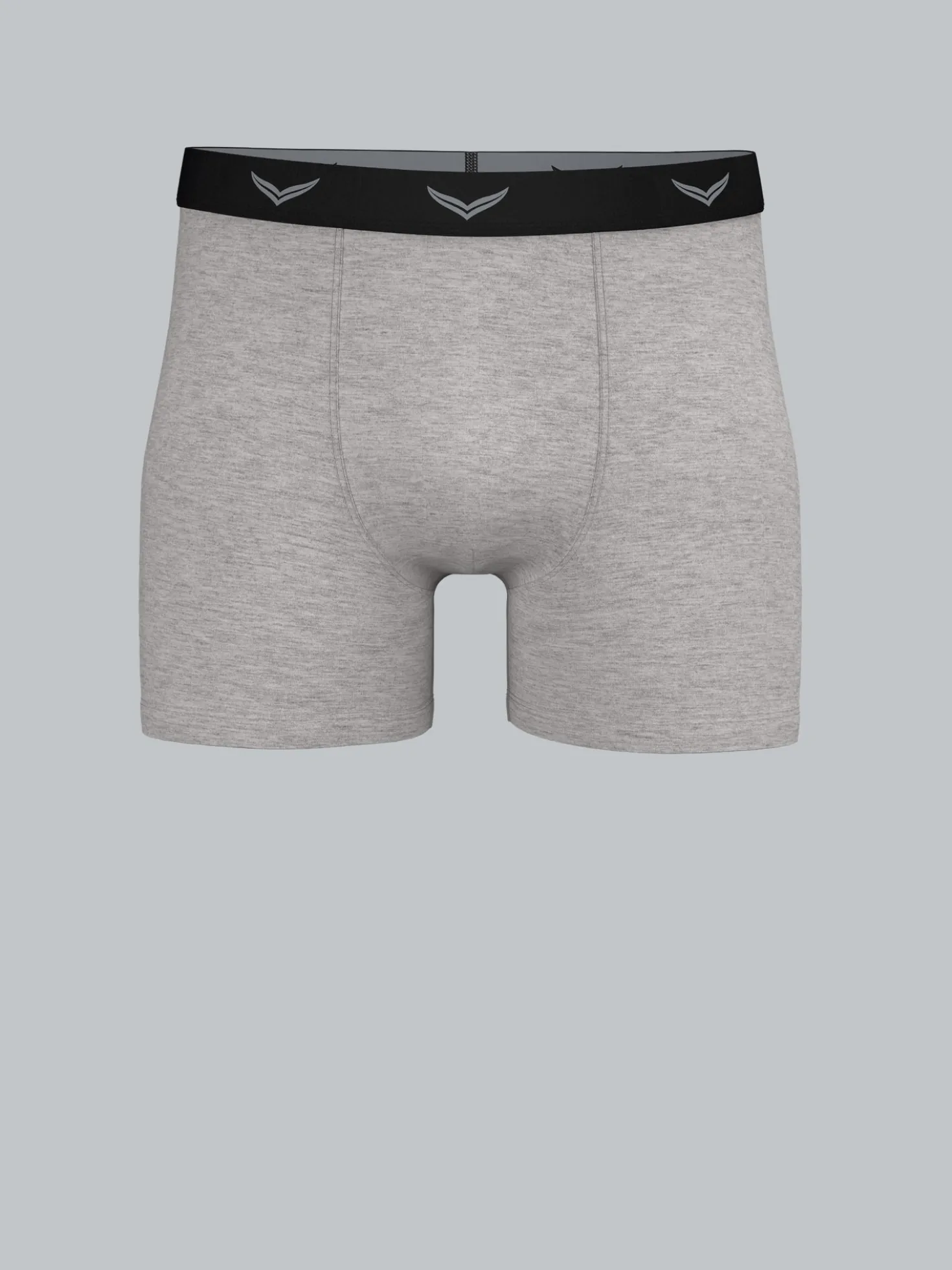 Pants aus Baumwolle/Elastan Grau-melange