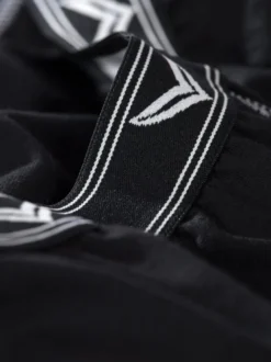 Pants aus Baumwolle/Elastan Schwarz