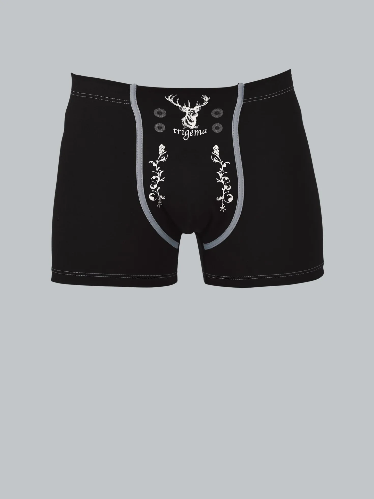 Pants mit Hirsch Schwarz