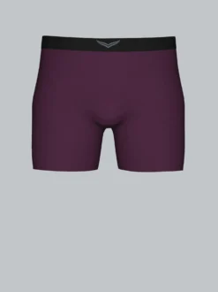 Pants mit praktischem Gummibund Aubergine
