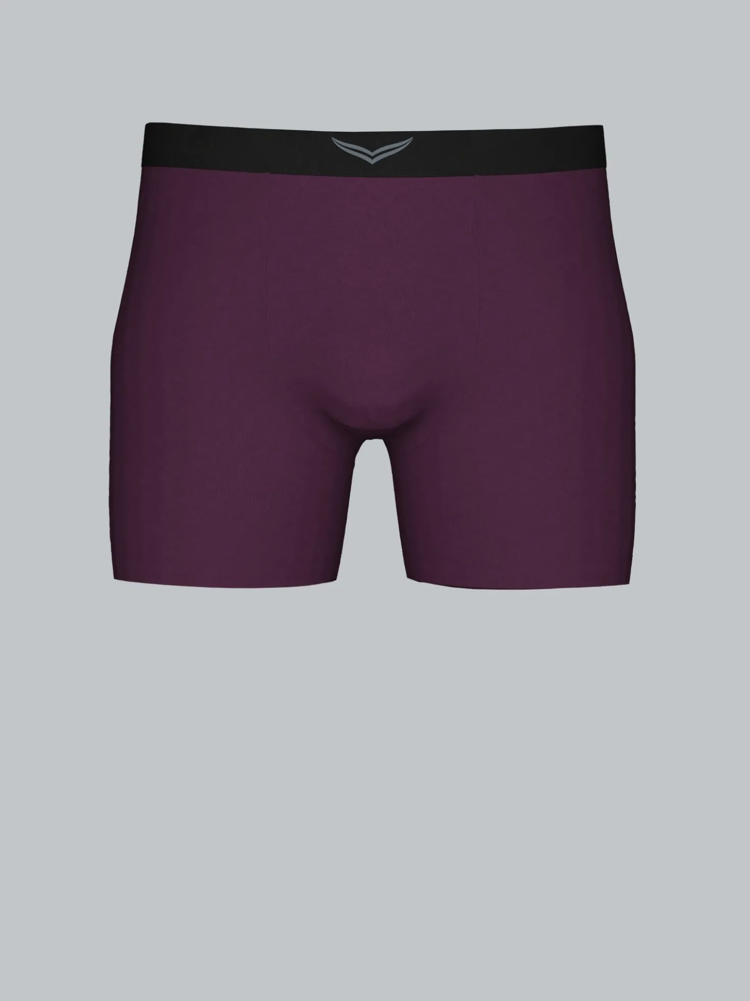 Pants mit praktischem Gummibund Aubergine