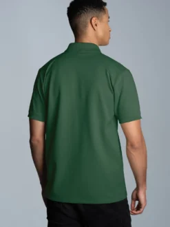 Polohemd mit Brusttasche Efeu