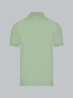 Polohemd mit Brusttasche Green tea