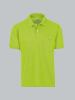 Polohemd mit Brusttasche Lemon