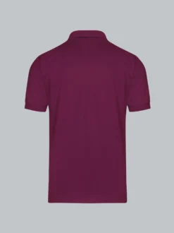 Polohemd mit Brusttasche Sangria