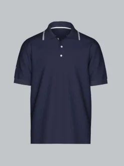 Poloshirt aus atmungsaktivem COOLMAX®-Material Navy
