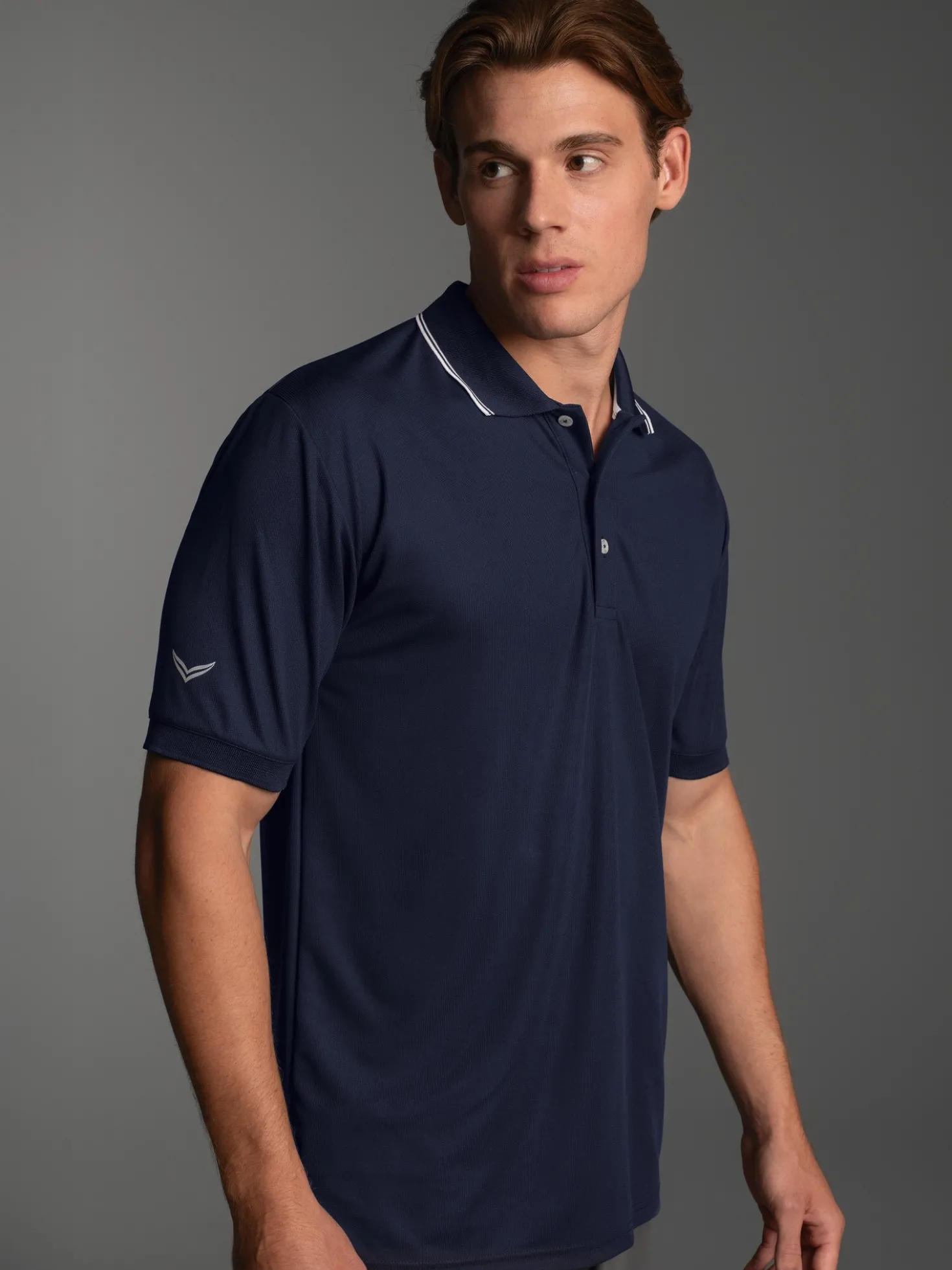 Poloshirt aus atmungsaktivem COOLMAX®-Material Navy