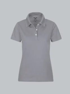 Poloshirt aus Baumwolle Cool-grey