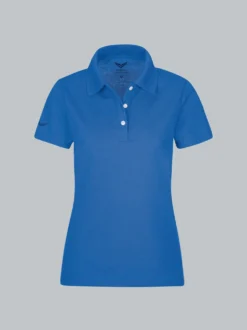 Poloshirt aus Baumwolle Electric-blue