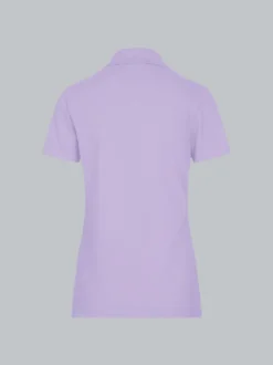 Poloshirt aus Baumwolle Flieder