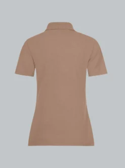 Poloshirt aus Baumwolle Nougat-melange