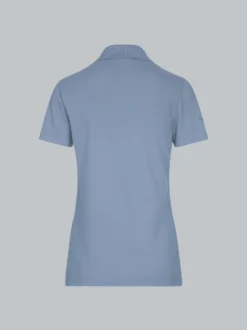Poloshirt aus Baumwolle Pearl-blue