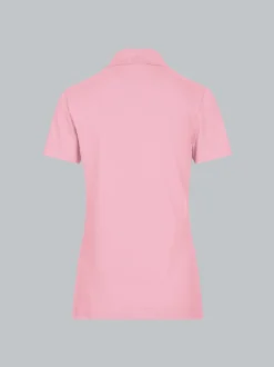 Poloshirt aus Baumwolle Rosé