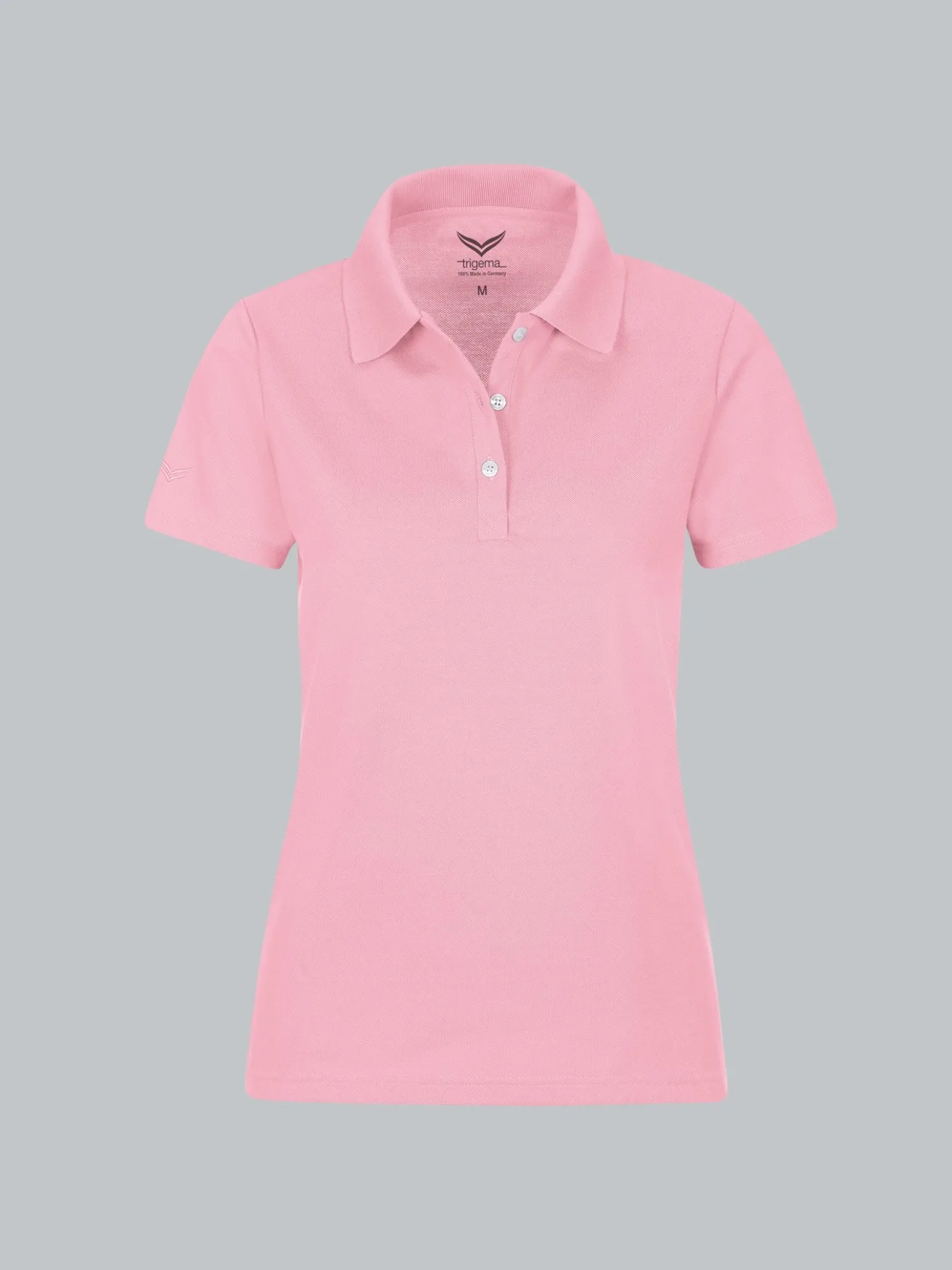 Poloshirt aus Baumwolle Rosé