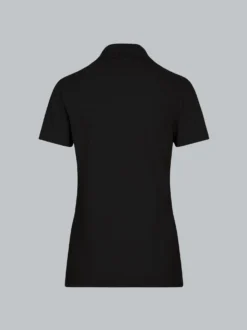 Poloshirt aus Baumwolle Schwarz