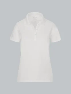Poloshirt aus Baumwolle Weiss