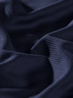 Poloshirt aus Coolmax Material Navy