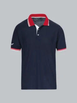 Poloshirt aus Coolmax Material Navy