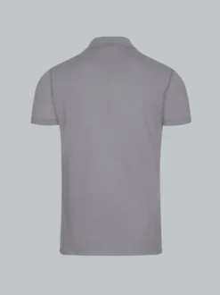 Poloshirt aus elast. Piqué Cool-grey