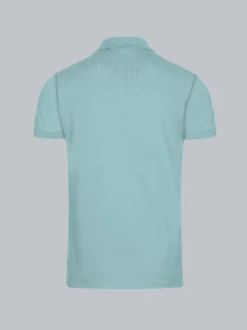 Poloshirt aus elast. Piqué Gletscher