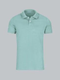 Poloshirt aus elast. Piqué Gletscher