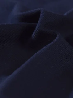 Poloshirt aus elast. Piqué Navy