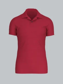 Poloshirt aus elast. Piqué Rubin