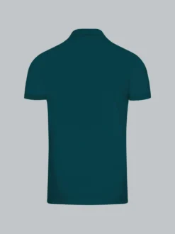 Poloshirt aus elast. Piqué Saphir