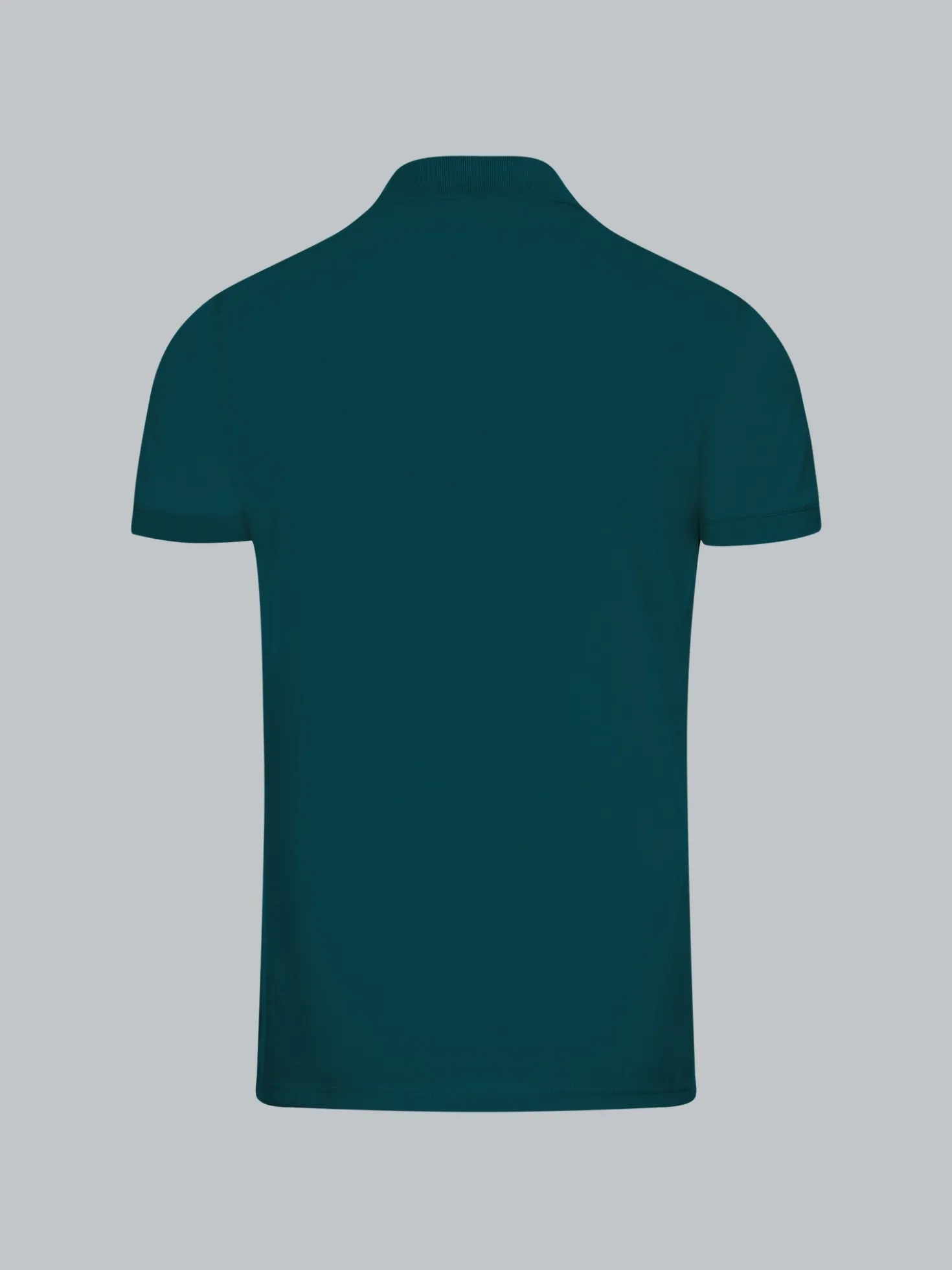 Poloshirt aus elast. Piqué Saphir