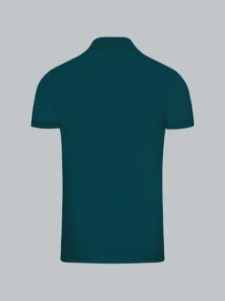 Poloshirt aus elast. Piqué Saphir